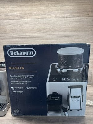 DeLonghi Rivelia Bean-to-Cup Coffee Machine in Beige, EXAM450.55.BG De'Longhi