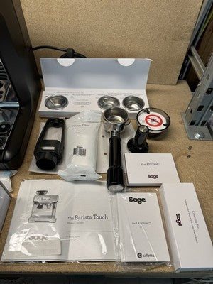Sage Barista Touch Bean to Cup Coffee Machine SES880BTR - Black Truffle VAT Ex