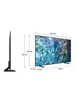 Samsung QLED HDR 4K Ultra HD Smart TV QE43Q67D (2024), 43 inch TVPlus Titan Grey