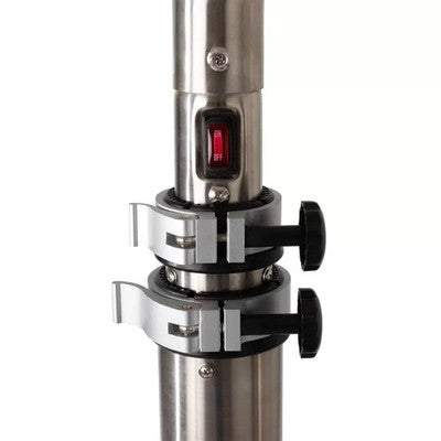 Firesense Stainless Steel 2.3M 93" Telescoping Offset Pole Infrared Patio Heater