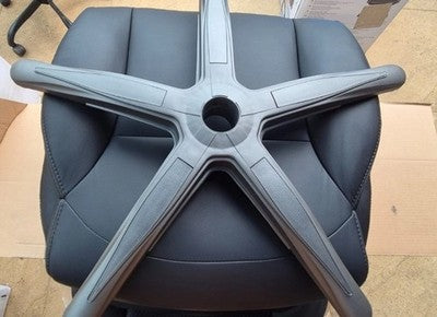La-Z-Boy Air Lumbar Manager's Office Chair with Flip Up Arms, Black Ex-display
