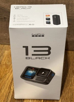 GoPro HERO 13 Bundle + 2 Enduro Battery + 128GB SD Card + Case New / Sealed VAT
