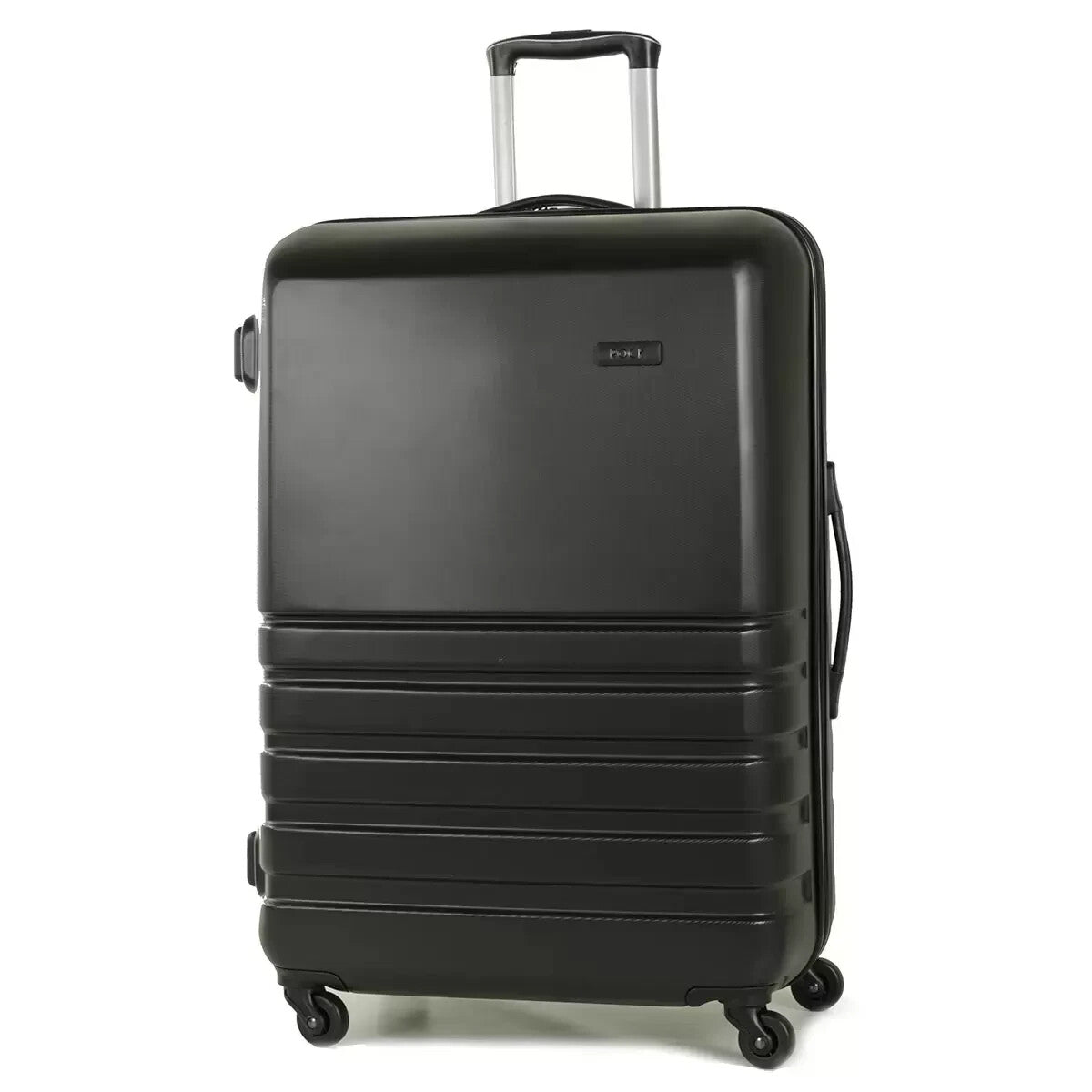 Rock Byron Piece Hardside Luggage Set in Black