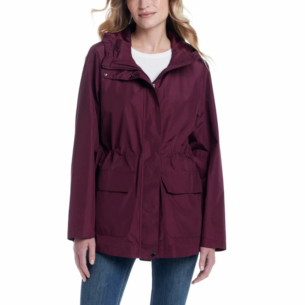 Weatherproof Women's 3 in 1 Systems Jacket in Burgundy, Small