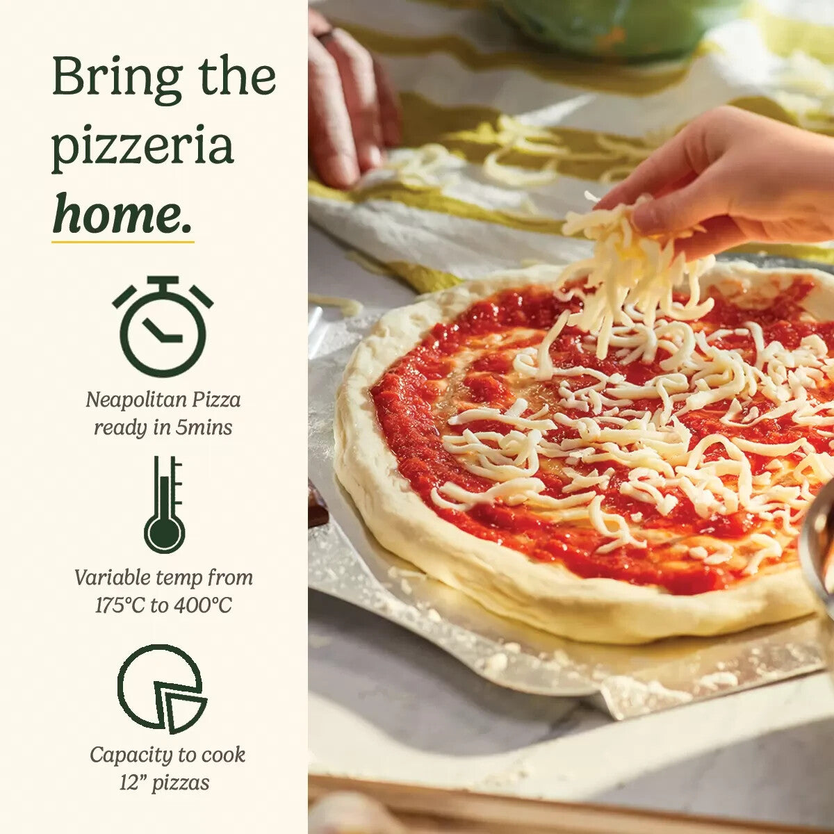 Cuisinart CPZ120U Indoor Silver Pizza Oven