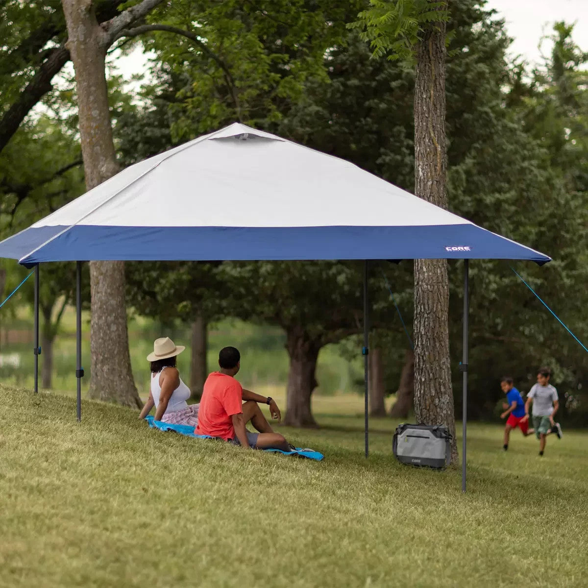CORE Eaved Shelter 13 x 13ft (3.9 x 3.0m) Instant Gazebo Canopy BBQ Event Garden