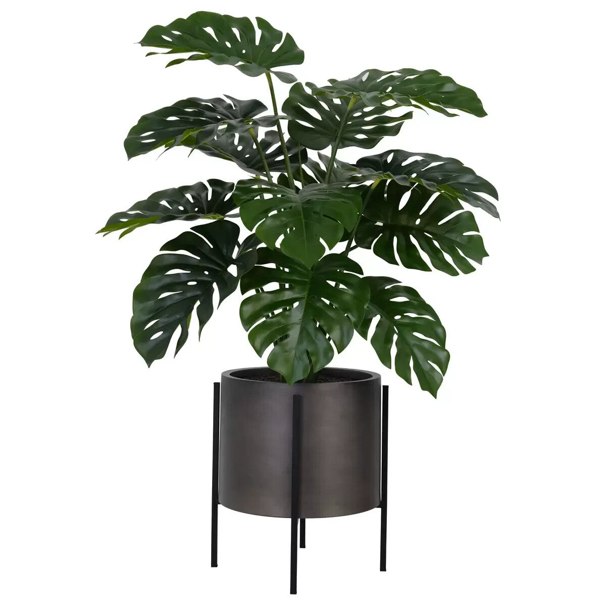 New Artificial 4Ft Monstera Plant in Stand stunning realistic looking