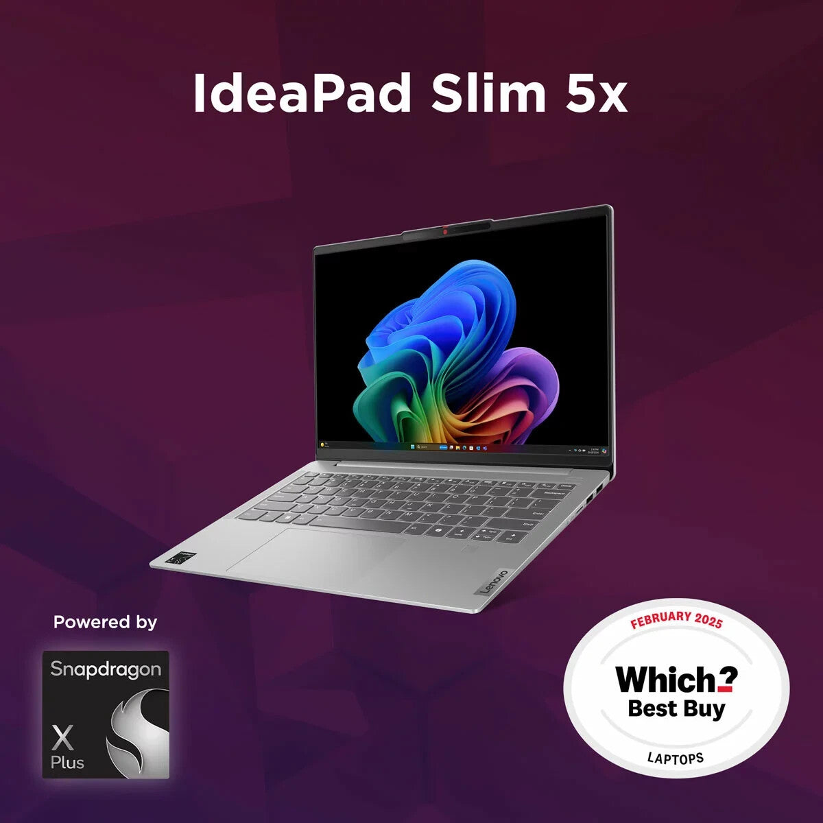 Lenovo IdeaPad Slim 5 Snapdragon X Plus 16GB RAM 1TB SSD 14 Inch OLED 83HL0011UK
