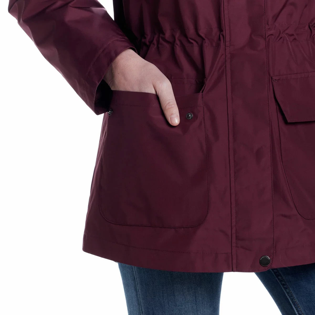 Weatherproof Women's 3 in 1 Systems Jacket in Burgundy, Small