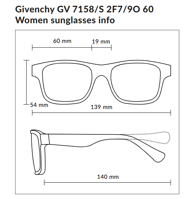 Givenchy GV 7158/S 2F7/9O 60 Women sunglasses