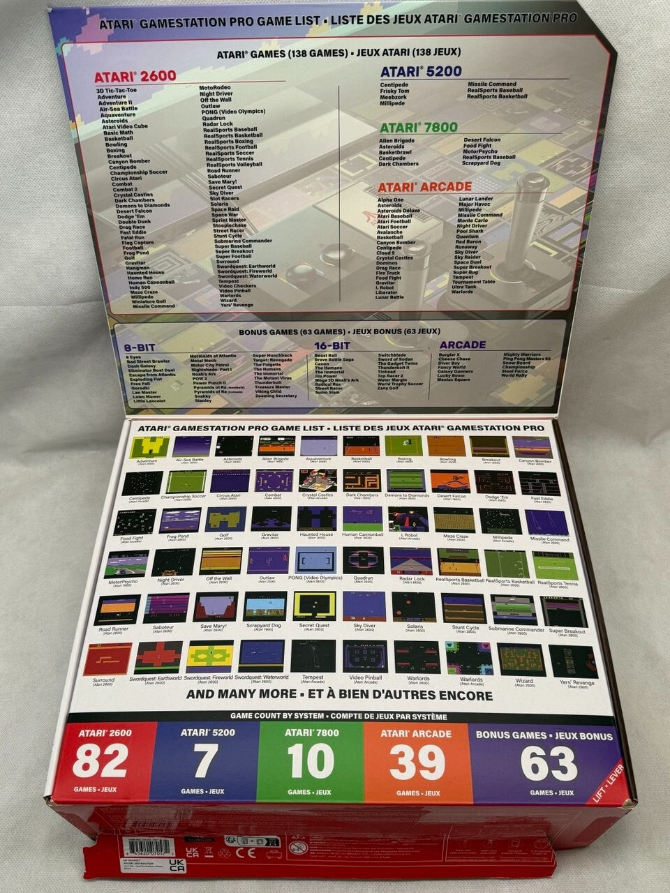 Atari Retro Video Game System & Pocket Player Pro