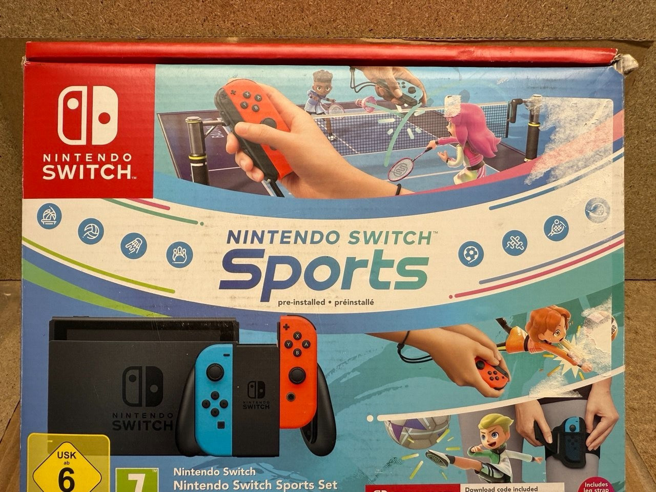 Nintendo Switch Sports Set 32GB Console - Neon Blue Neon Red