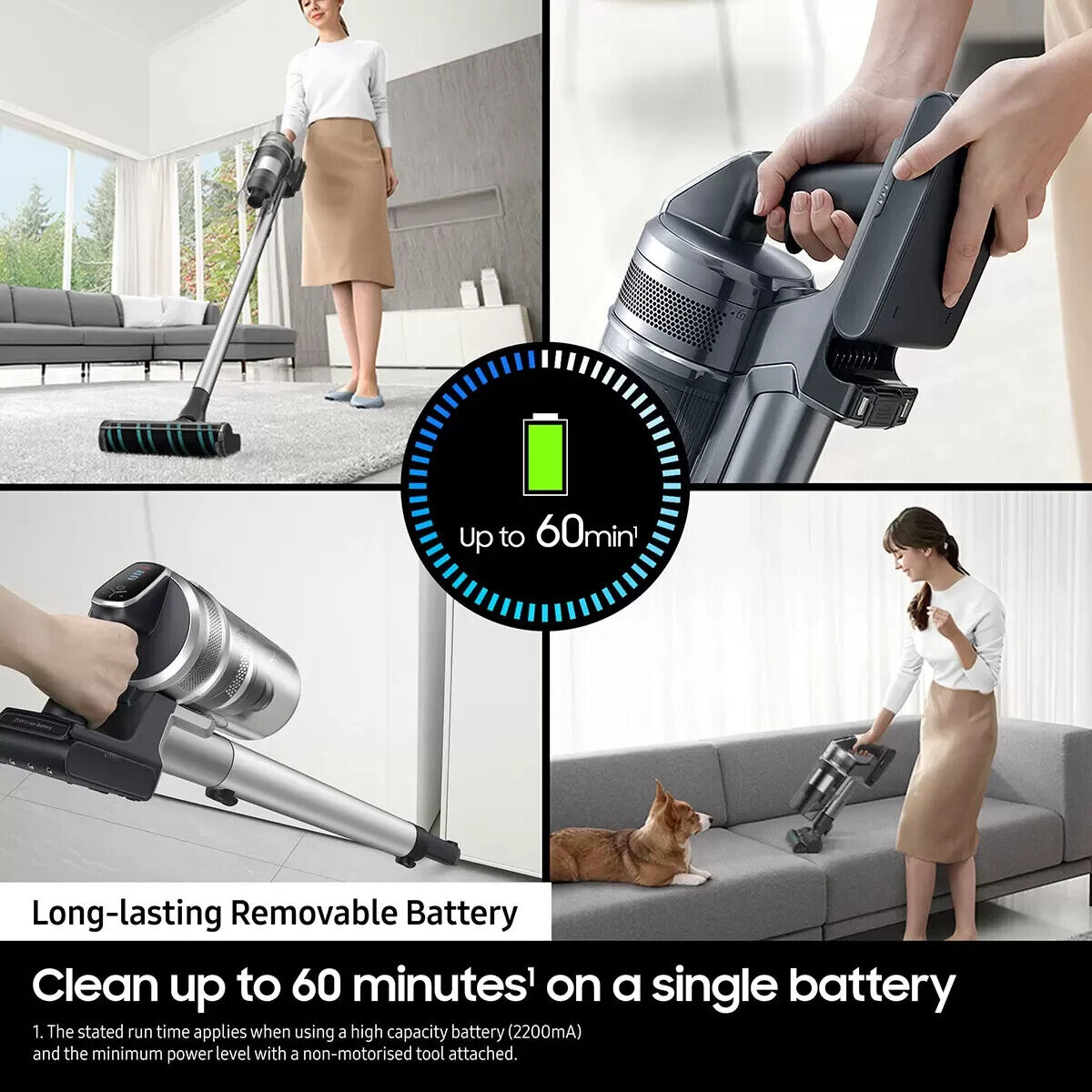 Samsung Jet 75 Complete Vacuum Cleaner, VS20B75ACR5/EU