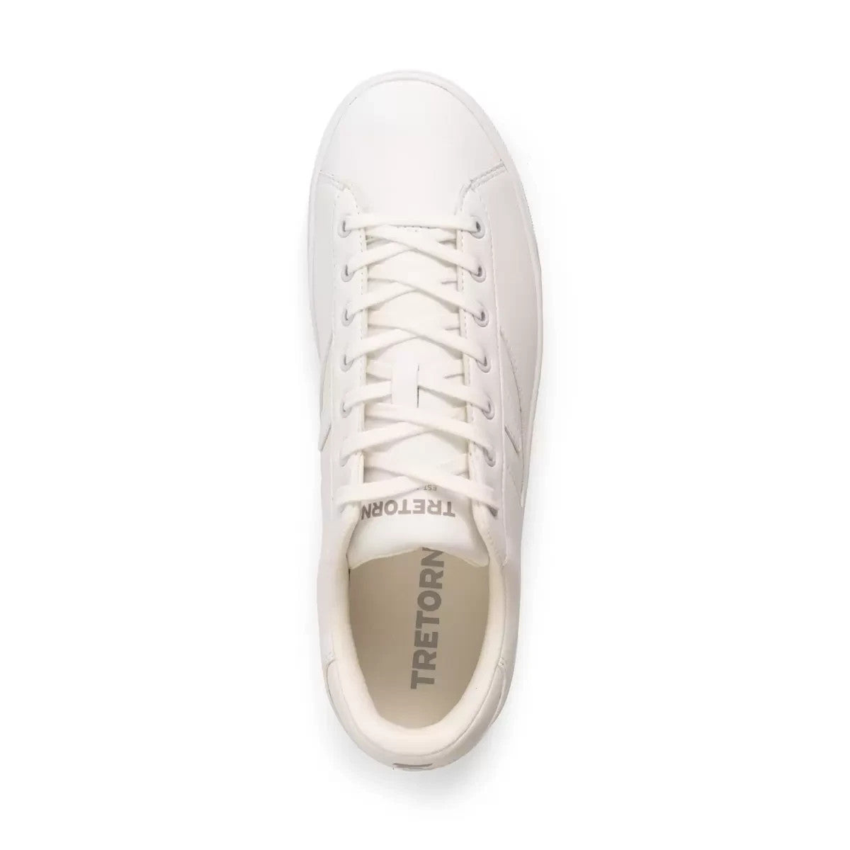 Tretorn Women's Trainer in White, Size 6 Tennis Vegan PU leather