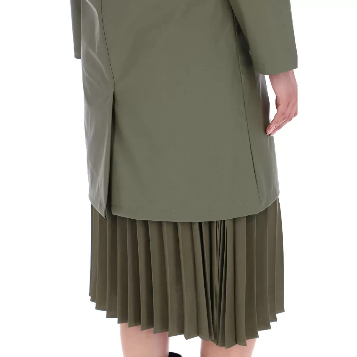 Hunter Women's Bay PU Raincoat Waterproof Windproof Green Medium