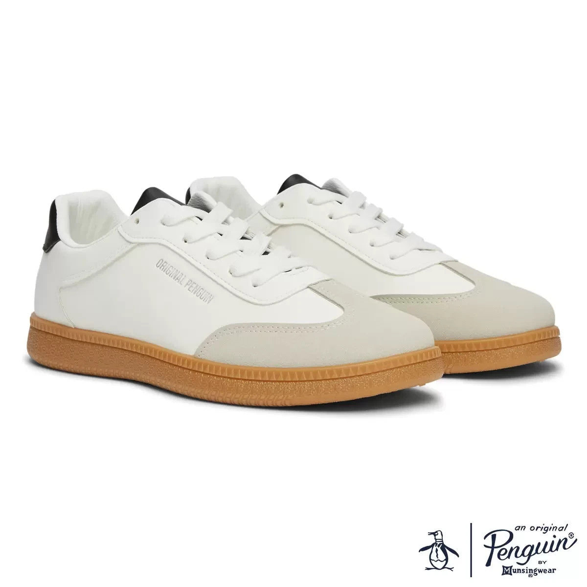 Penguin Salsa Mens Trainer in White, Size 10