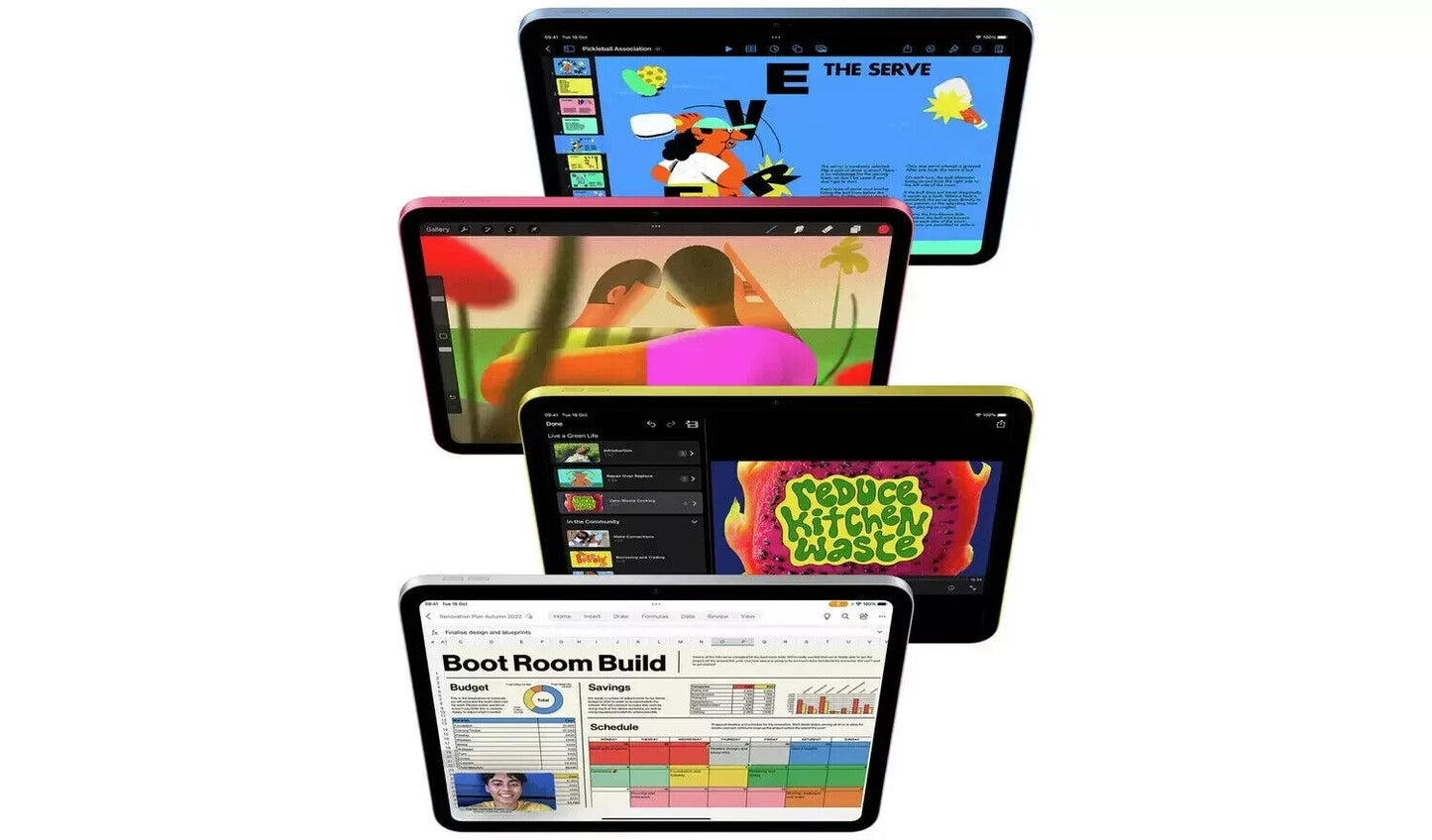 Apple iPad 2022 10.9 Inch Wi-Fi 64GB - Silver - MPQ03B/A - VAT / Warranty