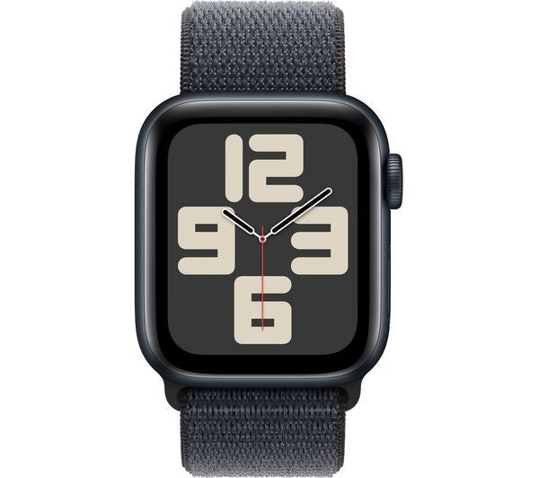 APPLE Watch SE - 44 mm Midnight Aluminium Case with Ink Sport Loop GPS VAT