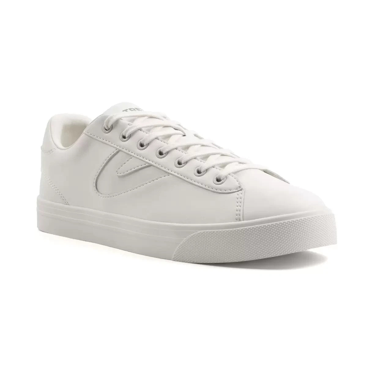 Tretorn Women's Trainer in White, Size 6 Tennis Vegan PU leather