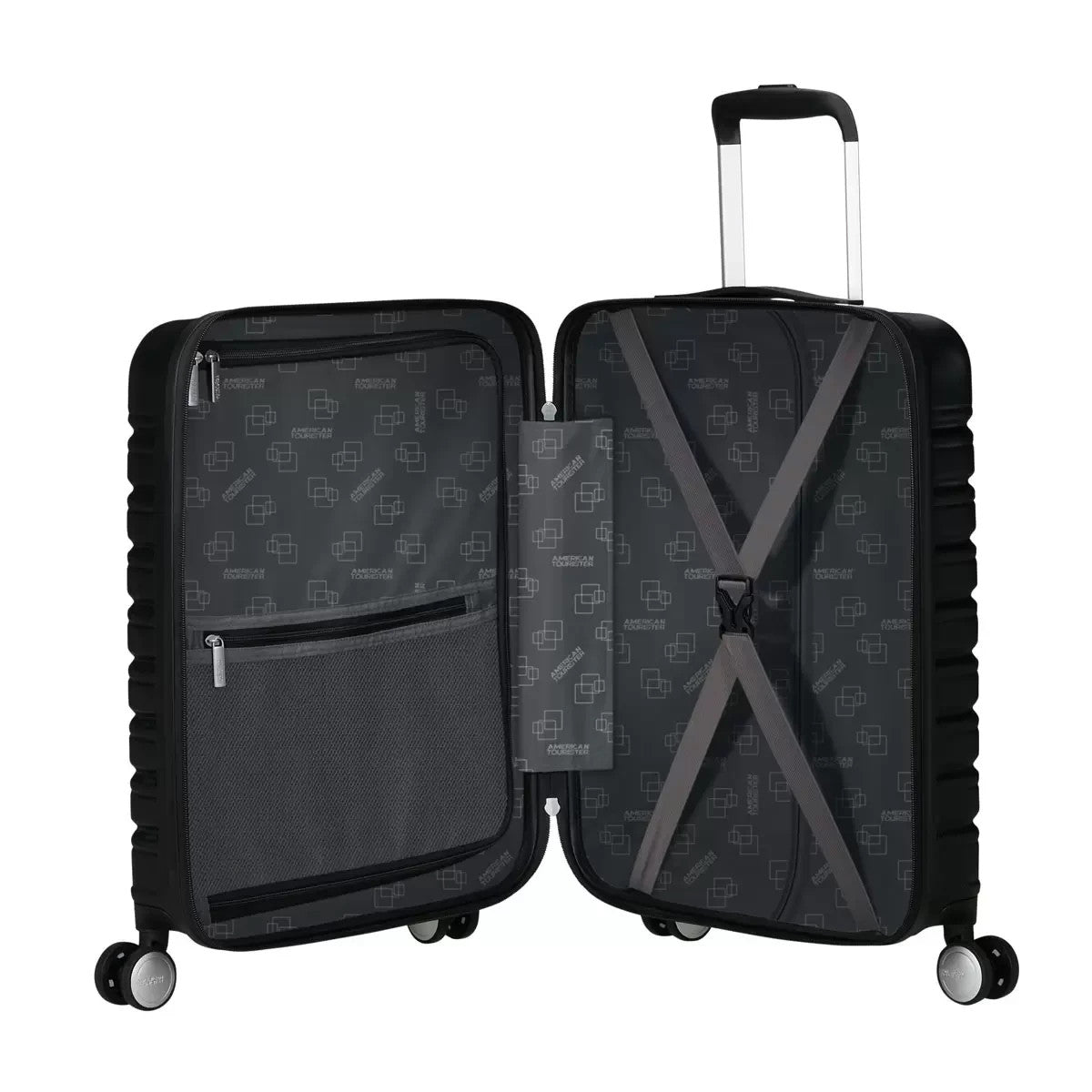 American Tourister Frontloader Carry On Hardside Case in Black