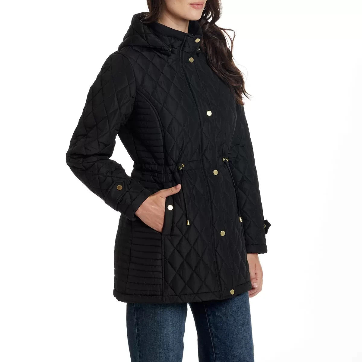 Weatherproof Women's Quilted Jacket in Black, Large