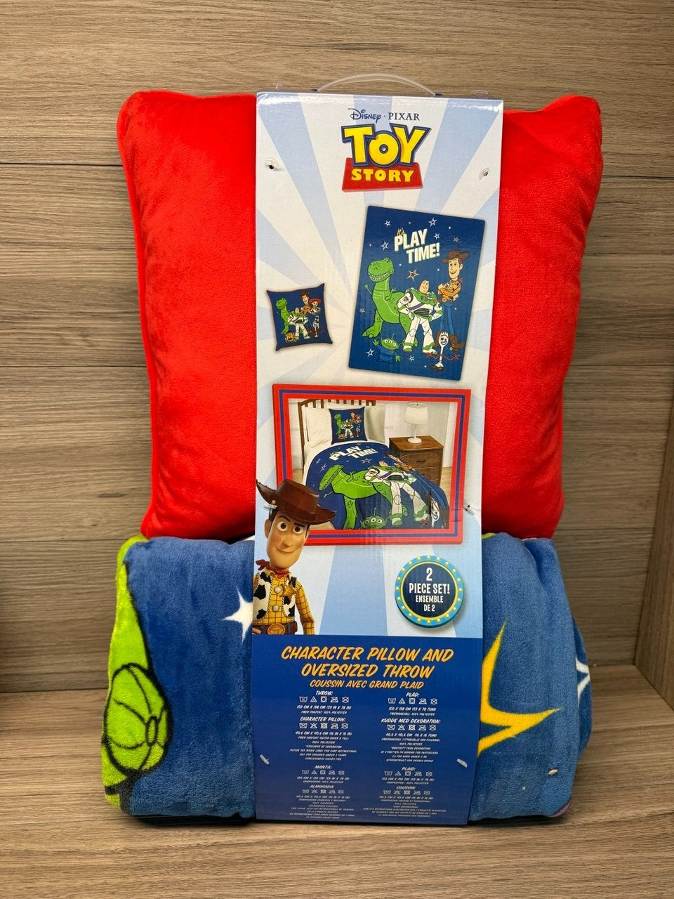 Toy Story Pillow and Throw Disney Oversized 150 cm x 198 cm NEW