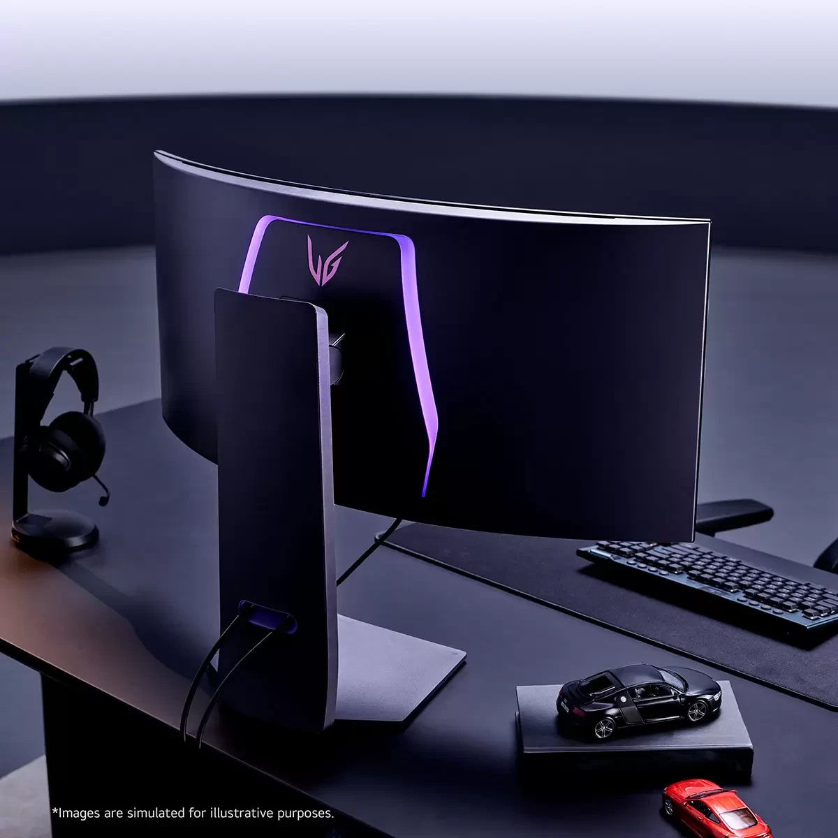 LG Gaming Monitor 34 Inch UltraGear WQHD 240Hz OLED , 34GS95QE-B Black VAT