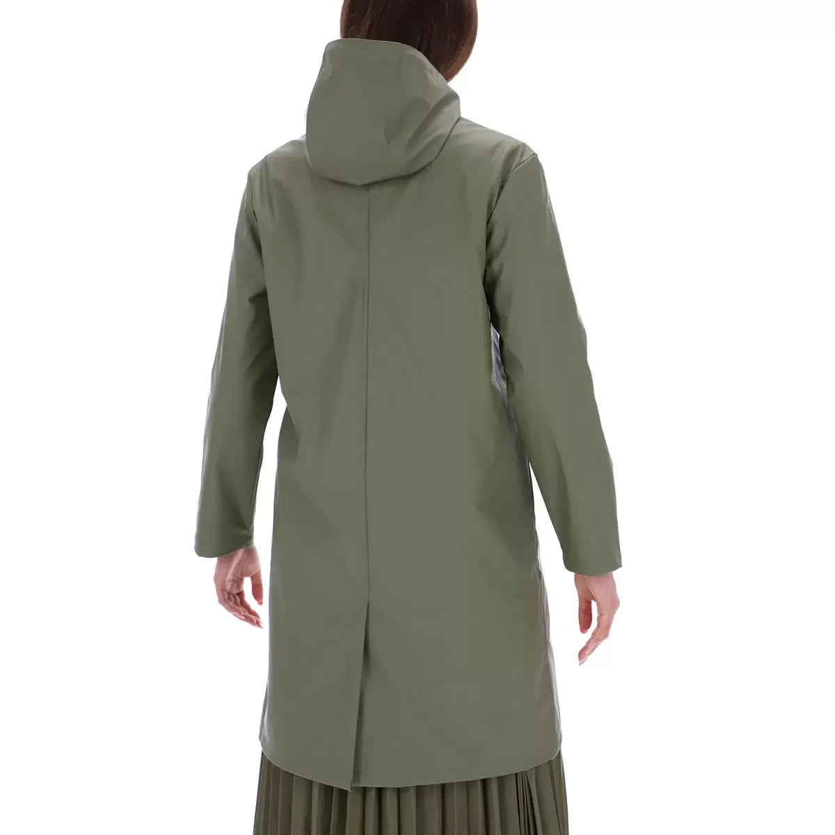 Hunter Women's Bay PU Raincoat Waterproof Windproof Green Medium