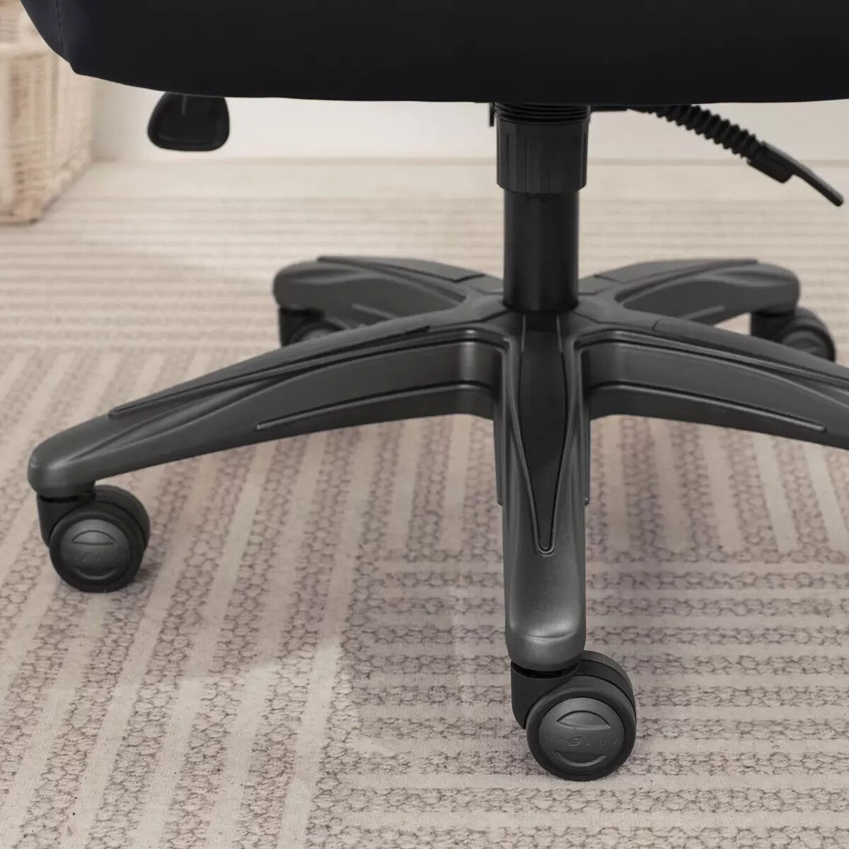 La-Z-Boy Air Lumbar Manager's Office Chair with Flip Up Arms, Black Ex-display