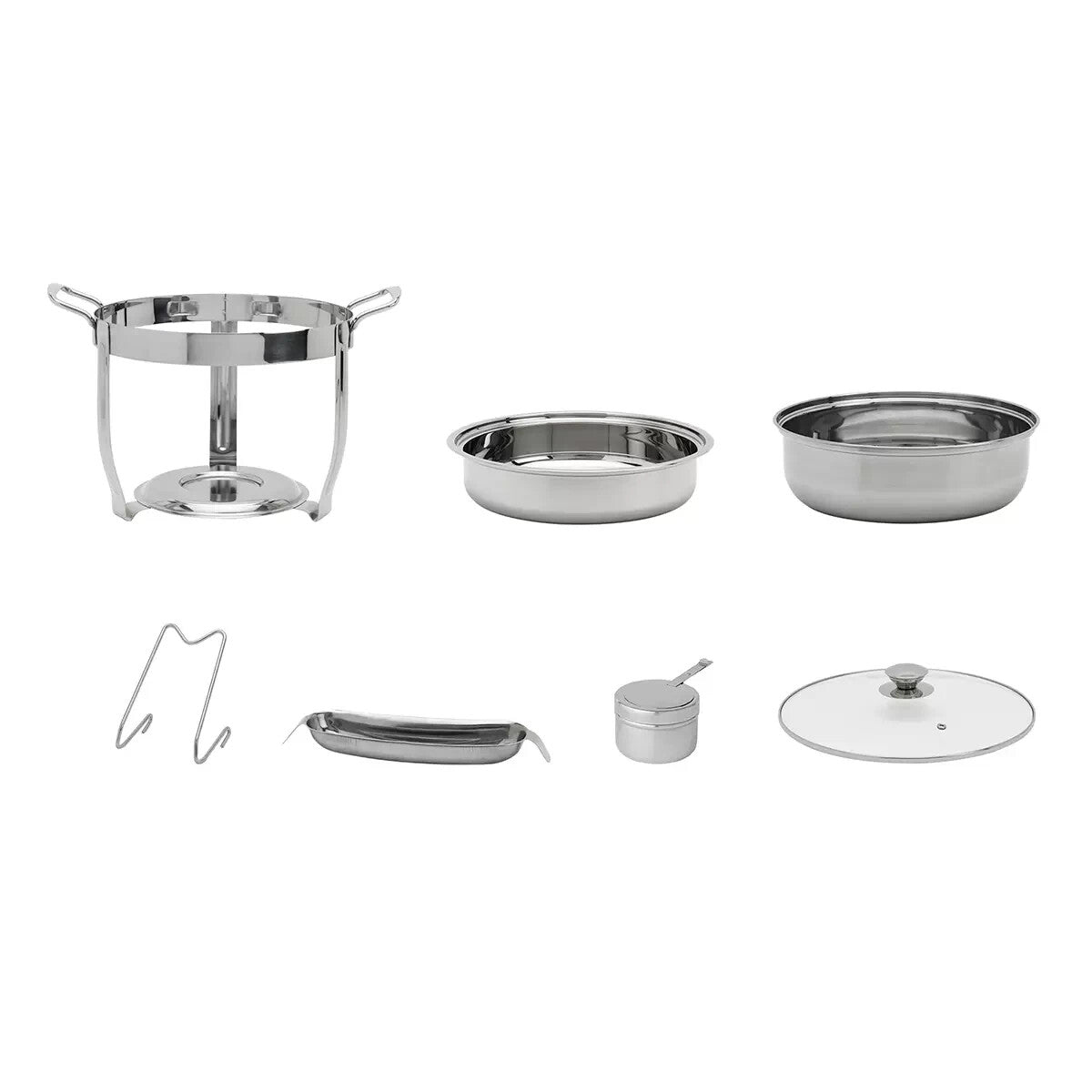 NEW Denmark Round Stainless Steel Chafing Dish 3.7L
