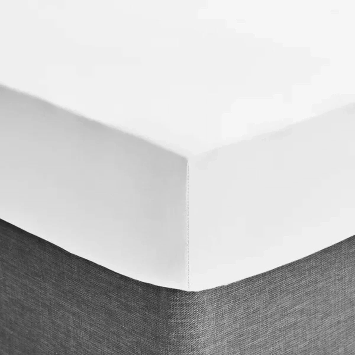 Hotel Signature Double 300 Thread Count Fitted Sheets 2 Pack, White, Deep