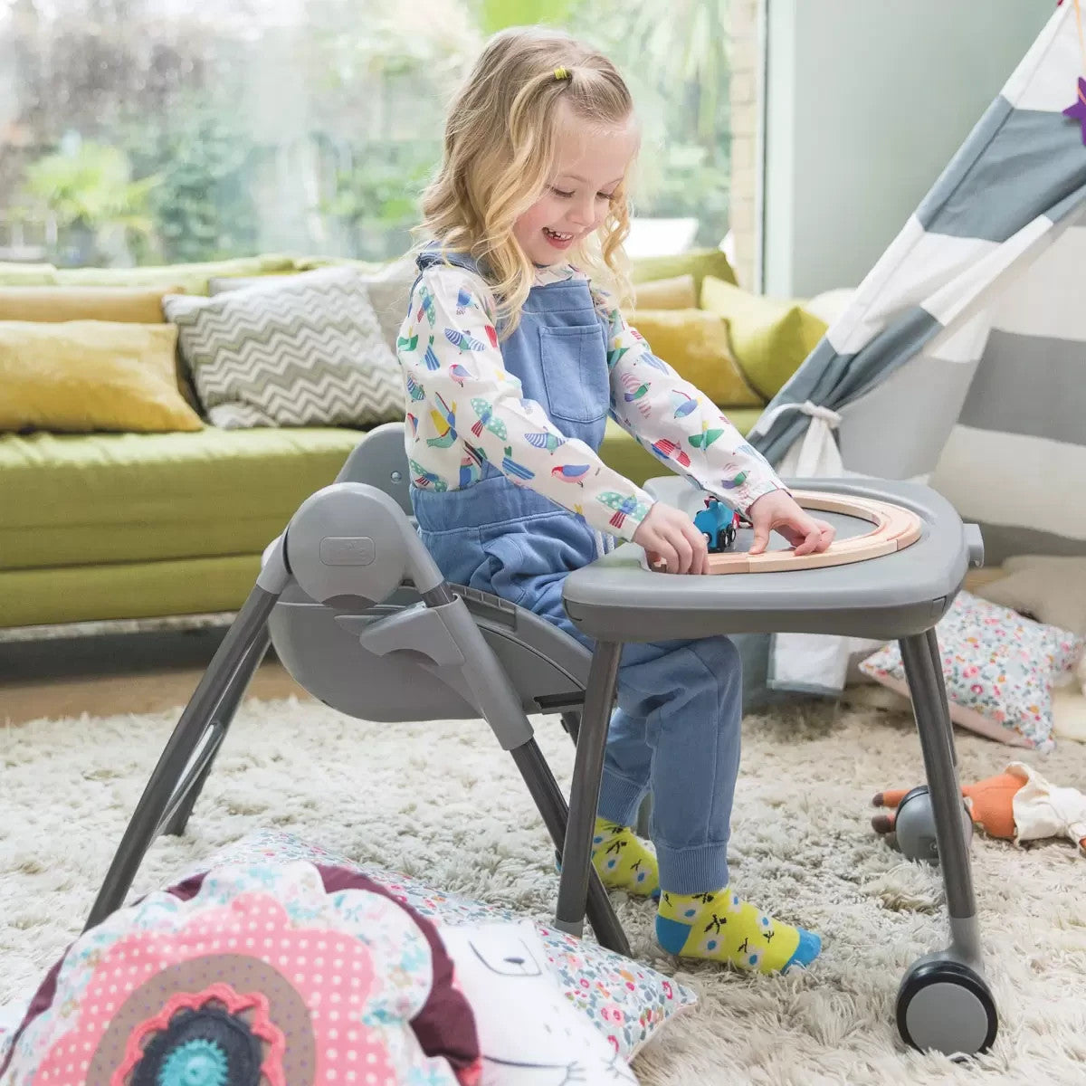 Joie Multiply 6-in-1 Highchair Booster, Toddler Chair Play Table Portrait
