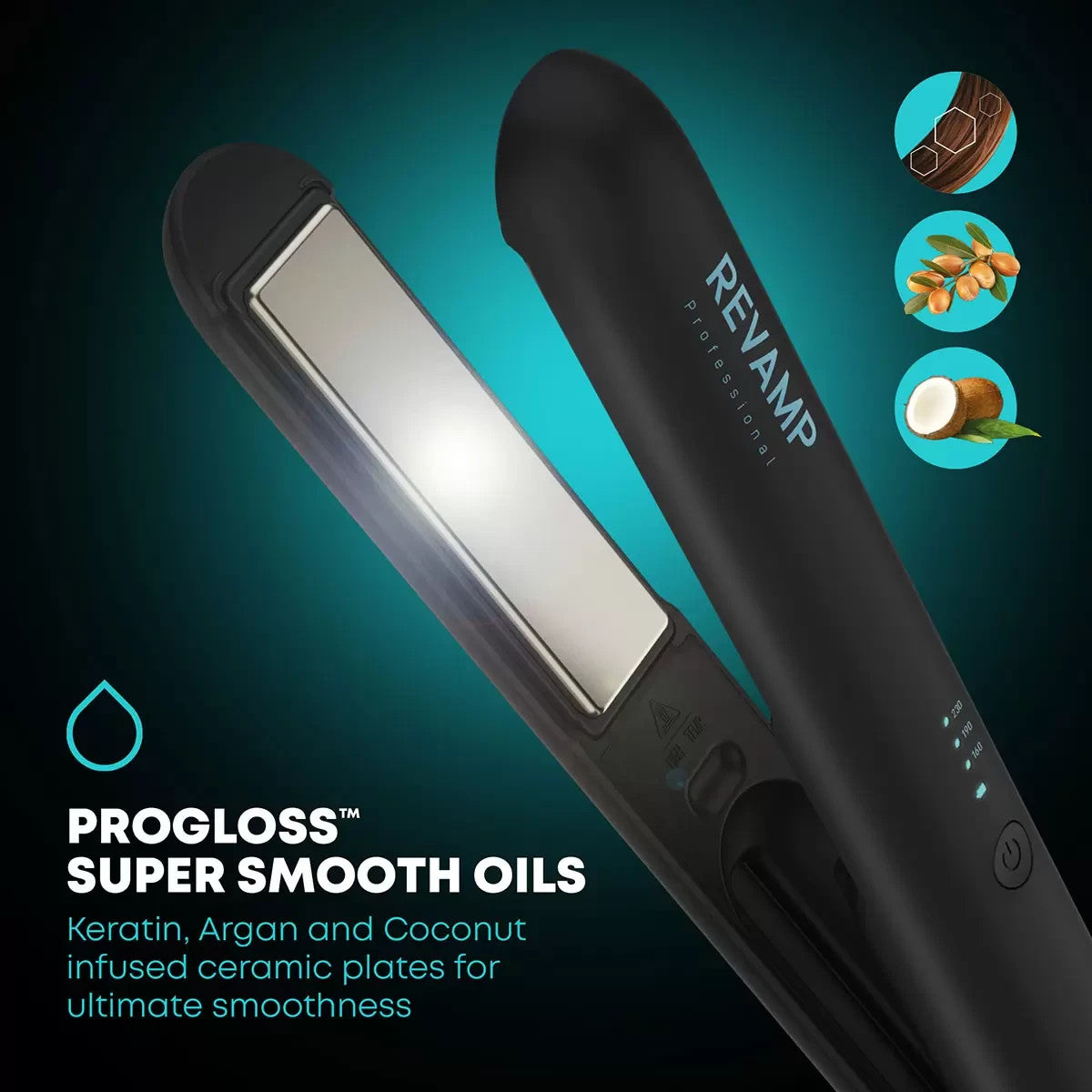 Revamp Igen Progloss Cordless Ceramic Hair Straightener Travel Set ST-2750-EU2