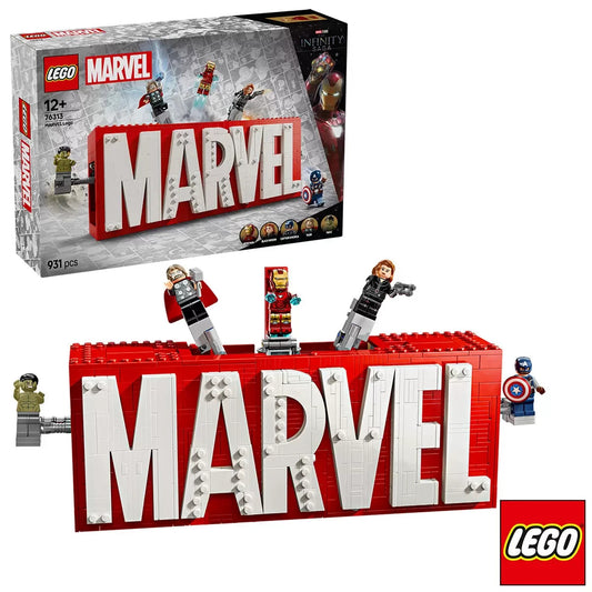 LEGO Superheroes MARVEL Logo & Minifigures - Model 76313