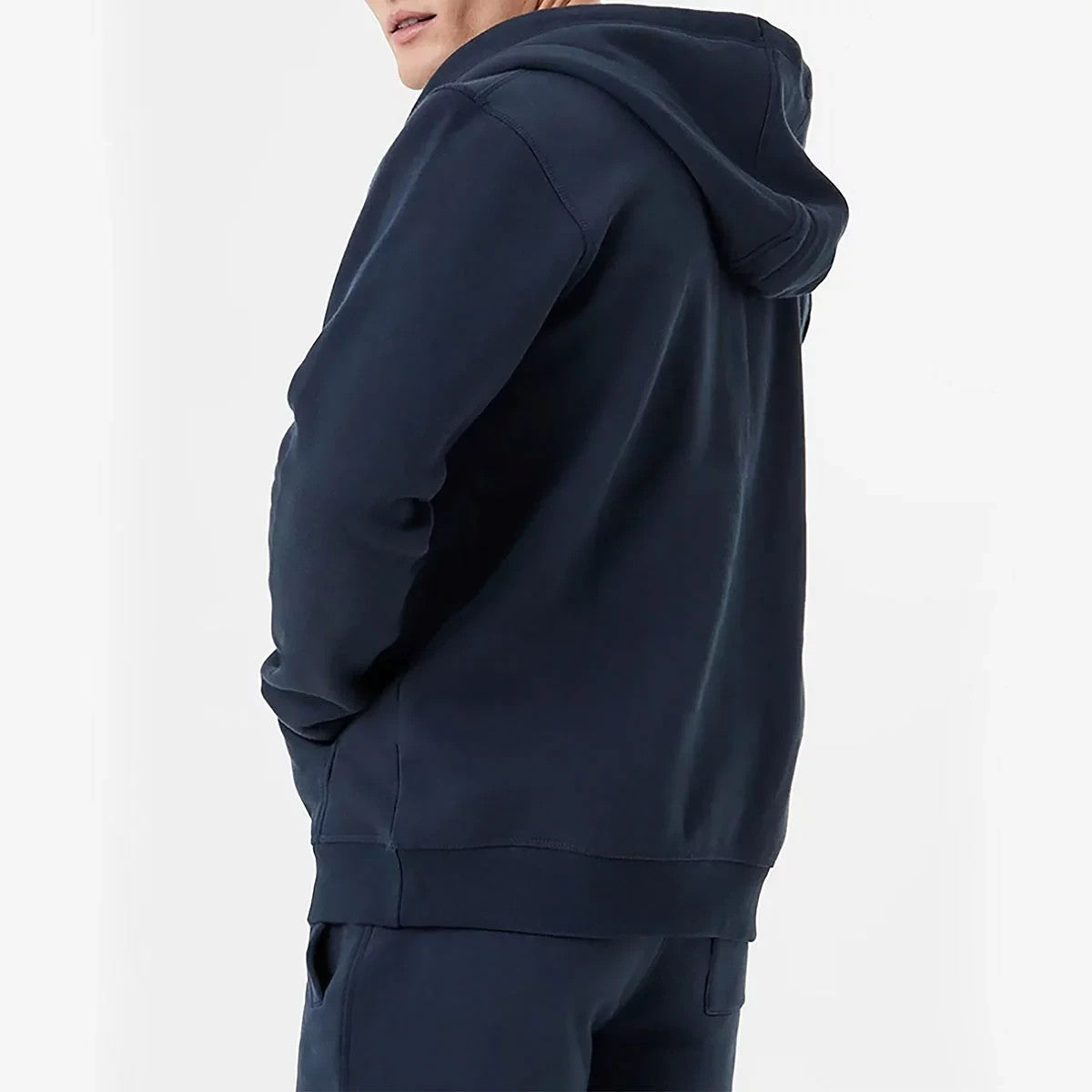 Jack Wills Men's Full Zip Hoody in Navy Size Large