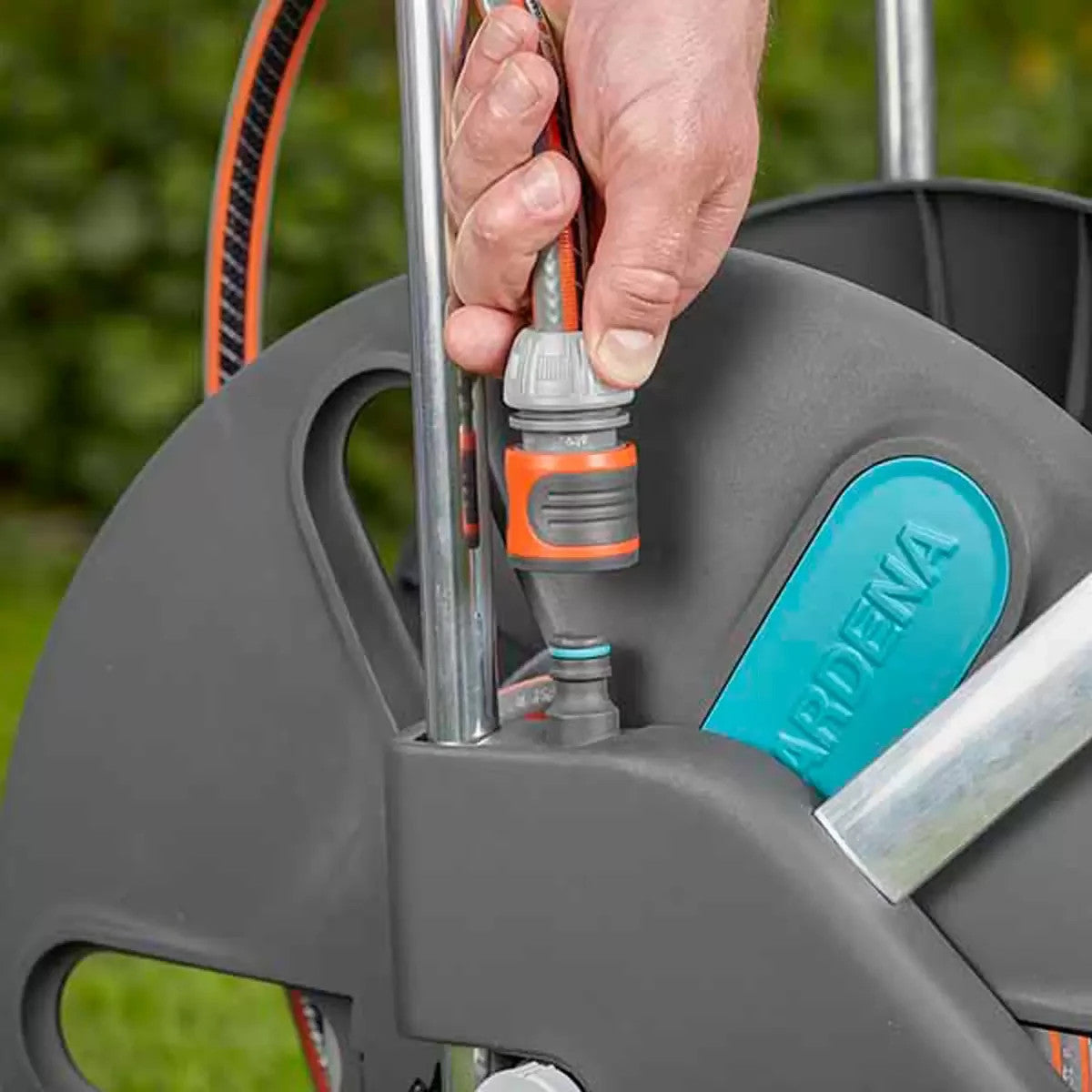 GARDENA Hose Trolley CleverRoll read description