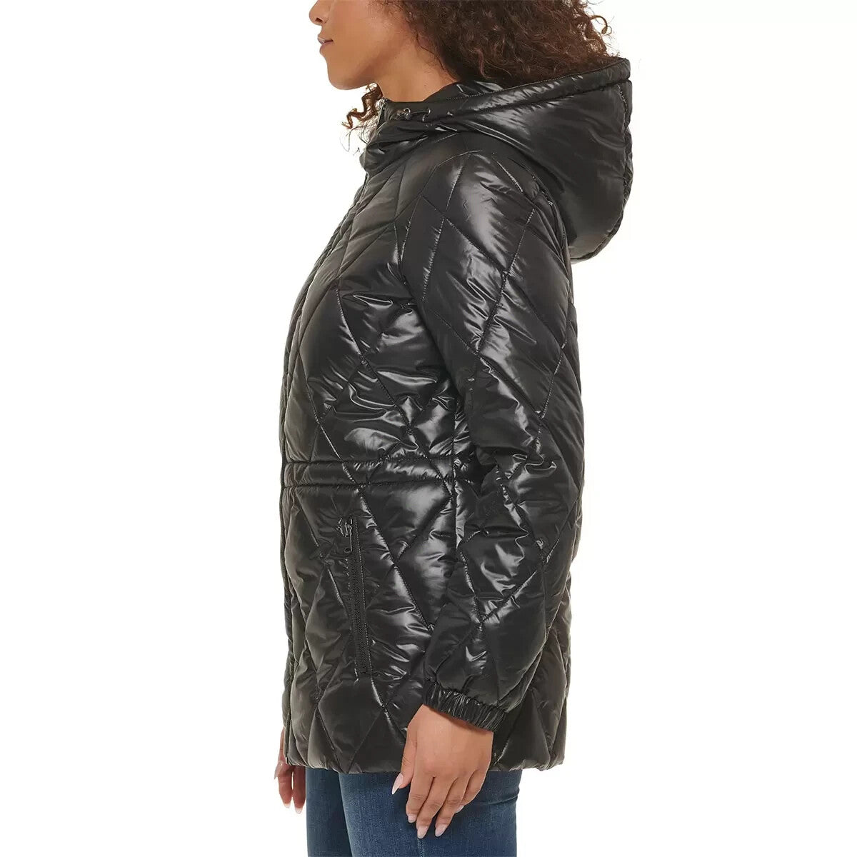 Andrew Marc Ladies Quilted Jacket in Black, Size S