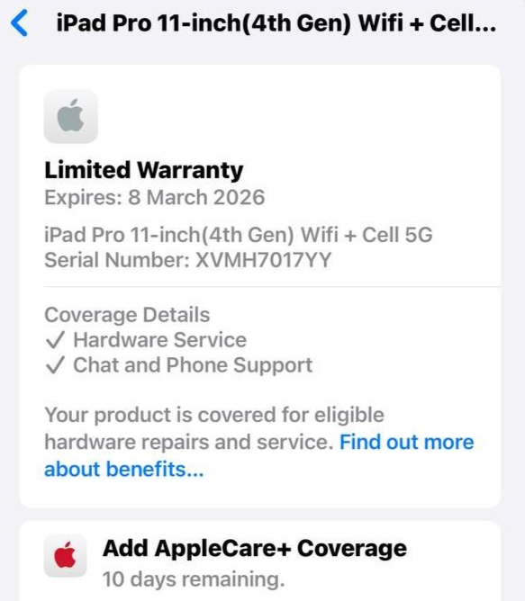 Apple iPad Pro 4th Gen 2022, 11'' WiFi + Cellular 2TB in Silver MNYM3B/A NEW VAT