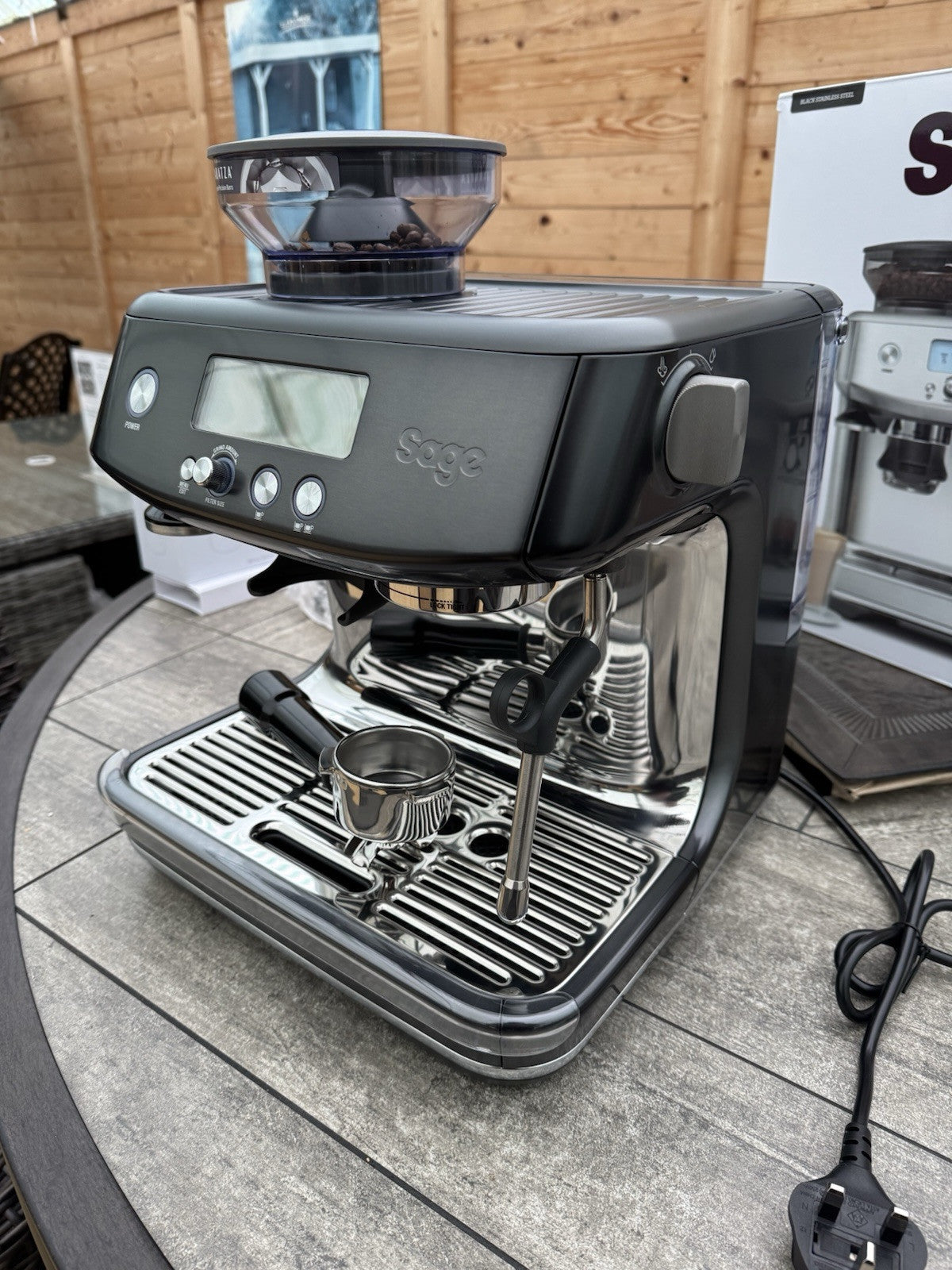 Sage Barista Pro Bean to Cup Coffee Machine SES878BST * Used