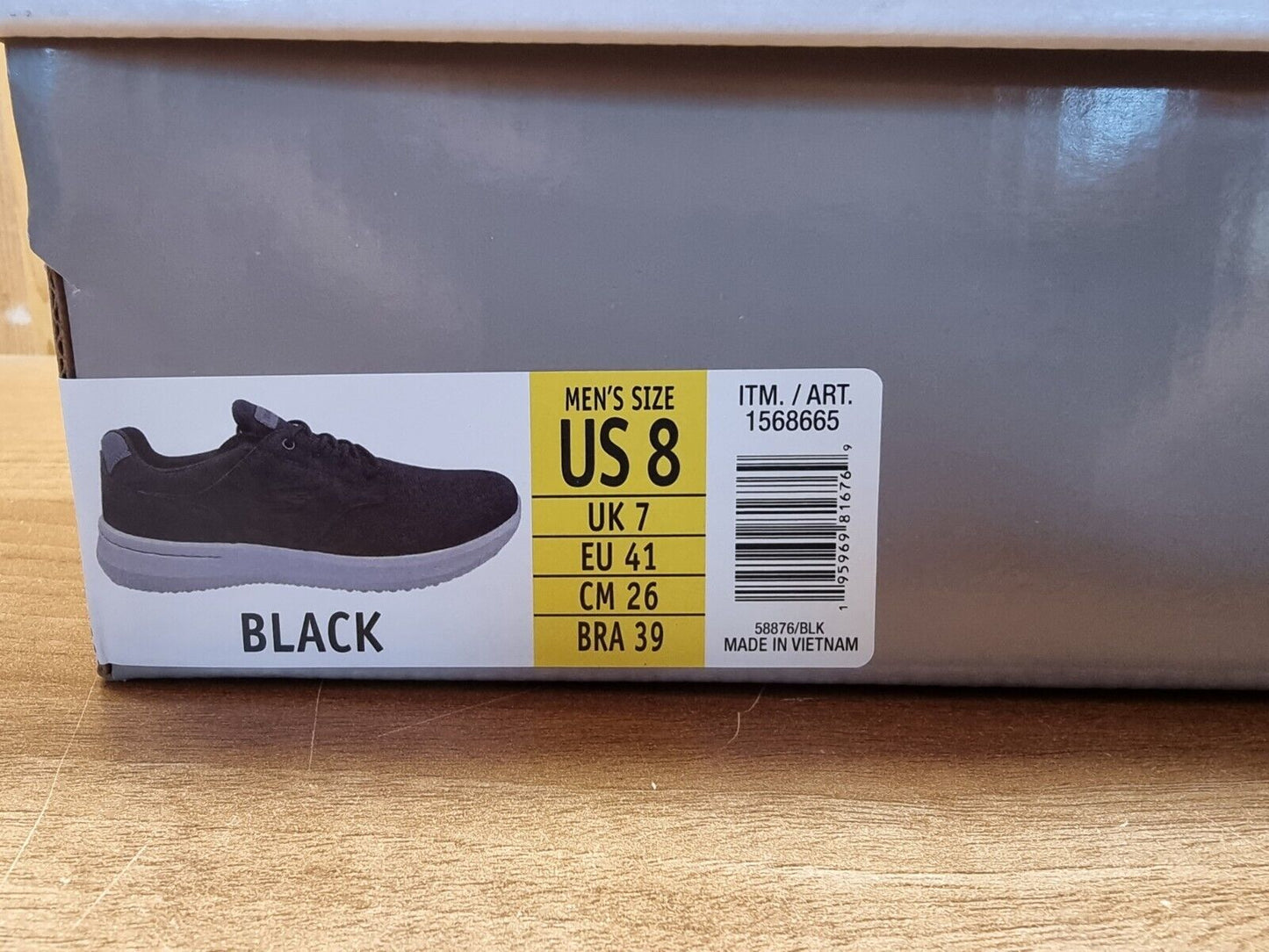 Skechers Delson Men's Shoe in Black UK 7 , US 8 EU 41 - Brand New in the box