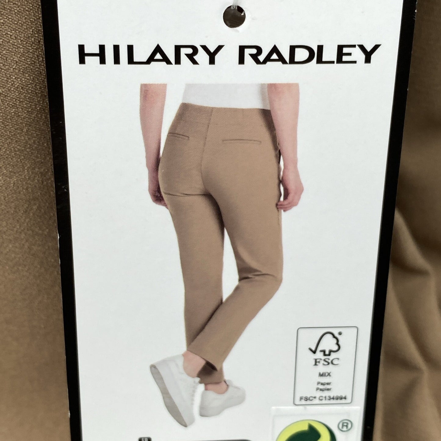 Hilary Radley Ladies Comfort fit Slim Leg Stretch Pull On Pant Camel S M L XL
