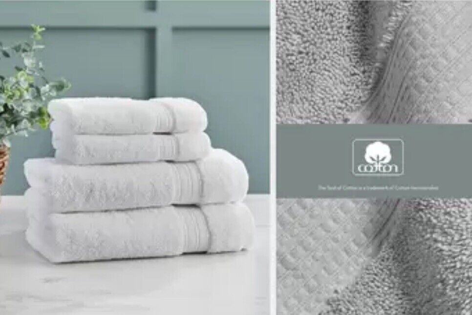 Grandeur 100% Hygro Cotton Bath Sheets / Towels / Pack of 2 in Oil Blue 76x147cm