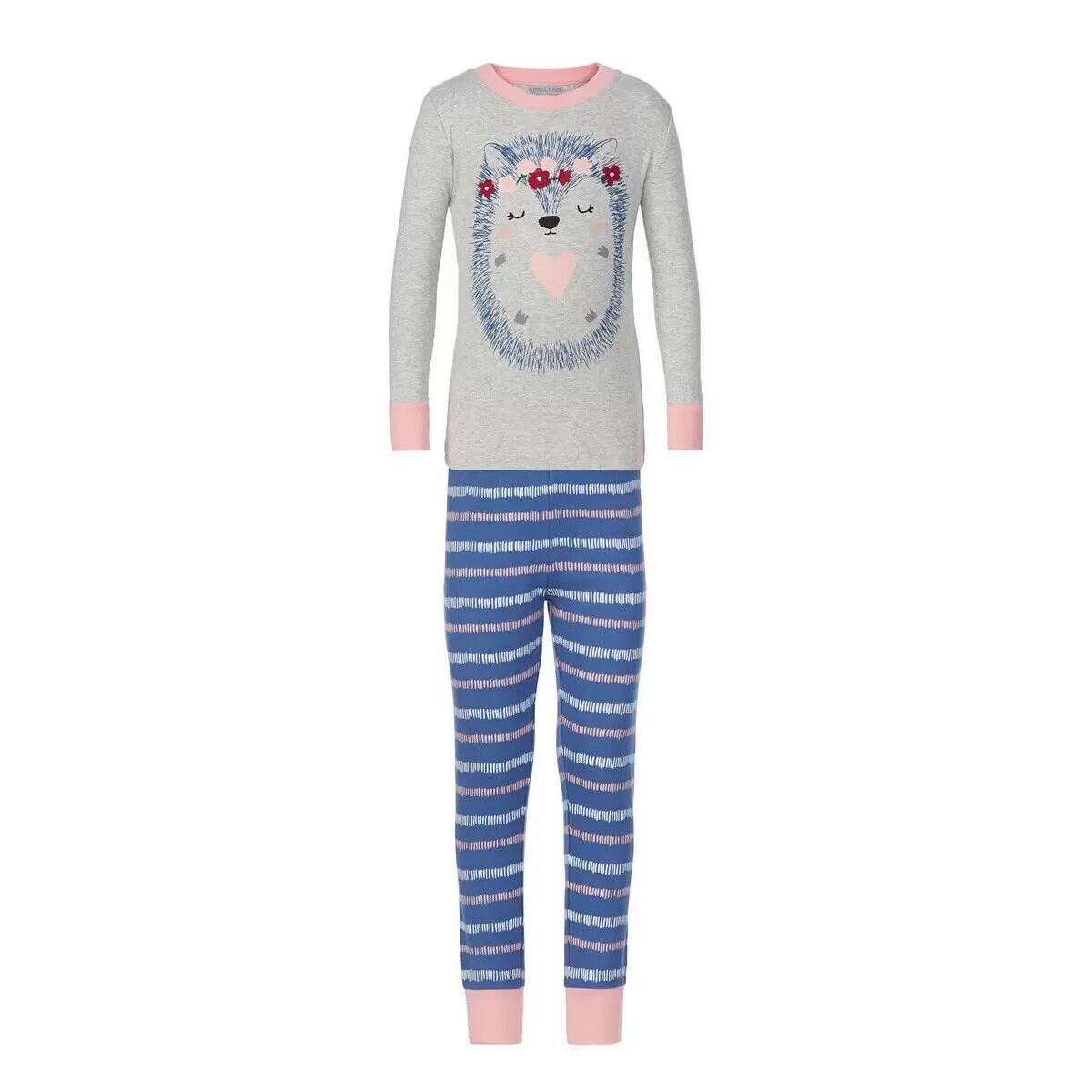 Kirkland Signature Children's Cotton Pyjama 4 piece Set HEDGEHOG HEARTS