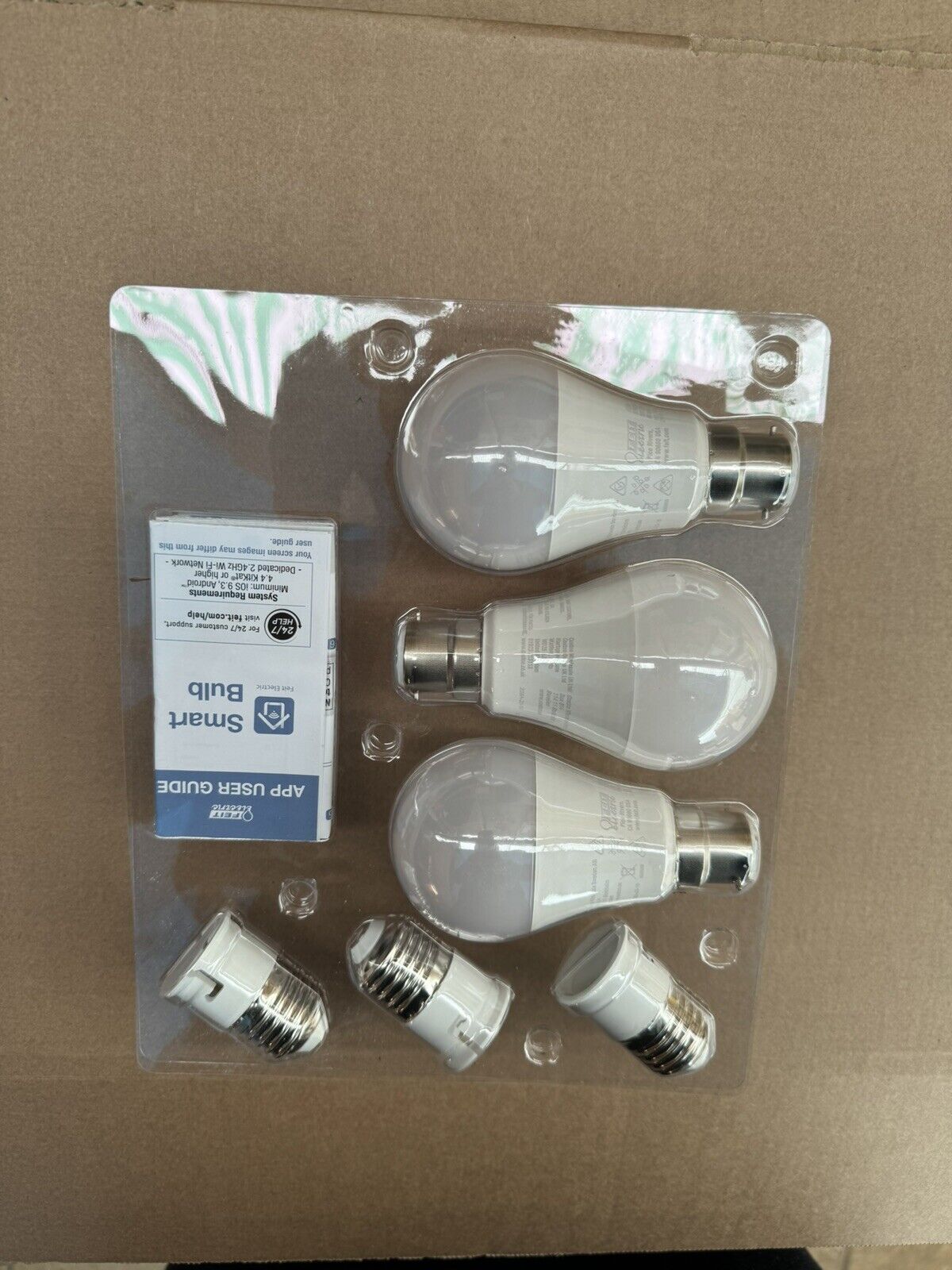 FEIT LED SMART A60 - 60-Watt Equivalent A19 Alexa Google Smart LED Bulb (3-Pack)