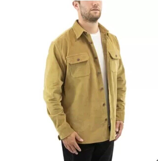 Jachs Men's Cord Shirt In Tan