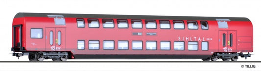 Tillig 73807- 2nd class double-deck coach "Sihltalbahn" of the SZU