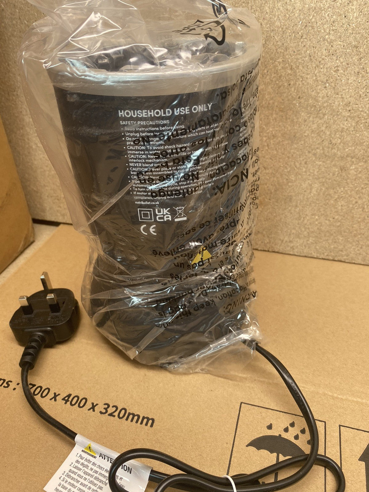 NutriBullet Blender 1200 Pro+  New, Box Damaged