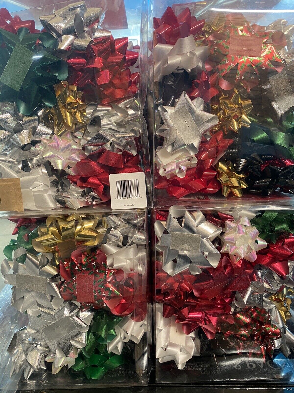 Costco Christmas Gift Bows in Traditional Colours - 50 Pack Kirkland Signature