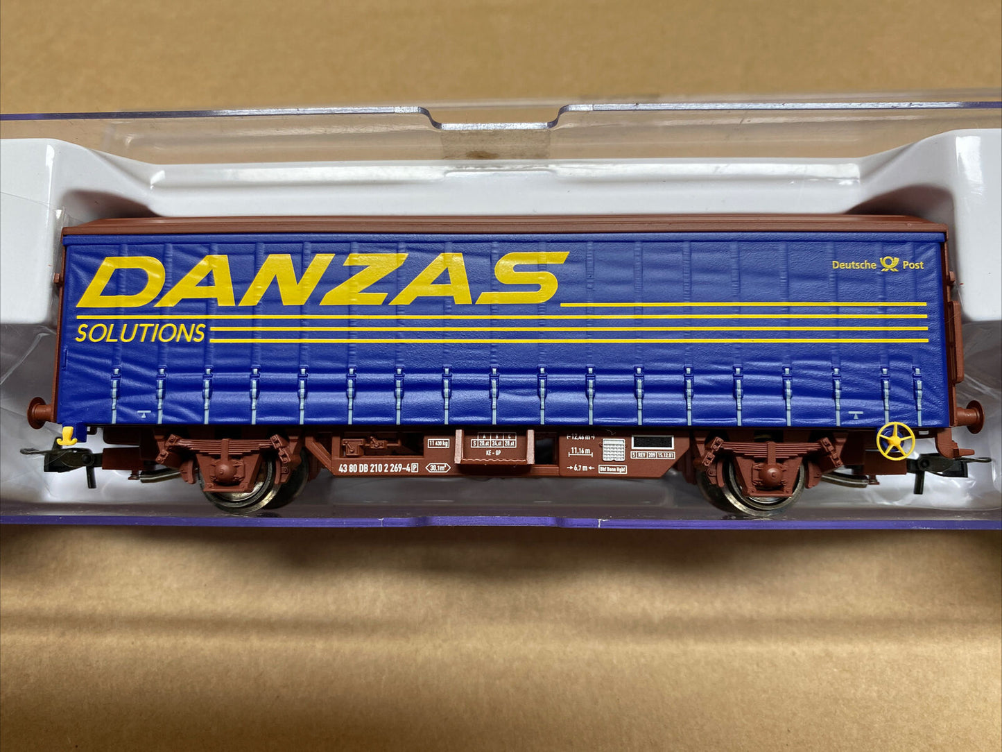 Electrotren 1634K Gattung Hins wagon “Danzas” Deutsche Post