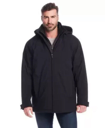 Weatherproof Men's Ultra Tech Flextech Jacket in Black, M